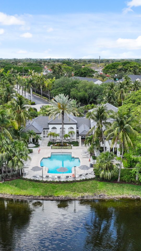 an aerial view of a home in florida at The Palm Haven